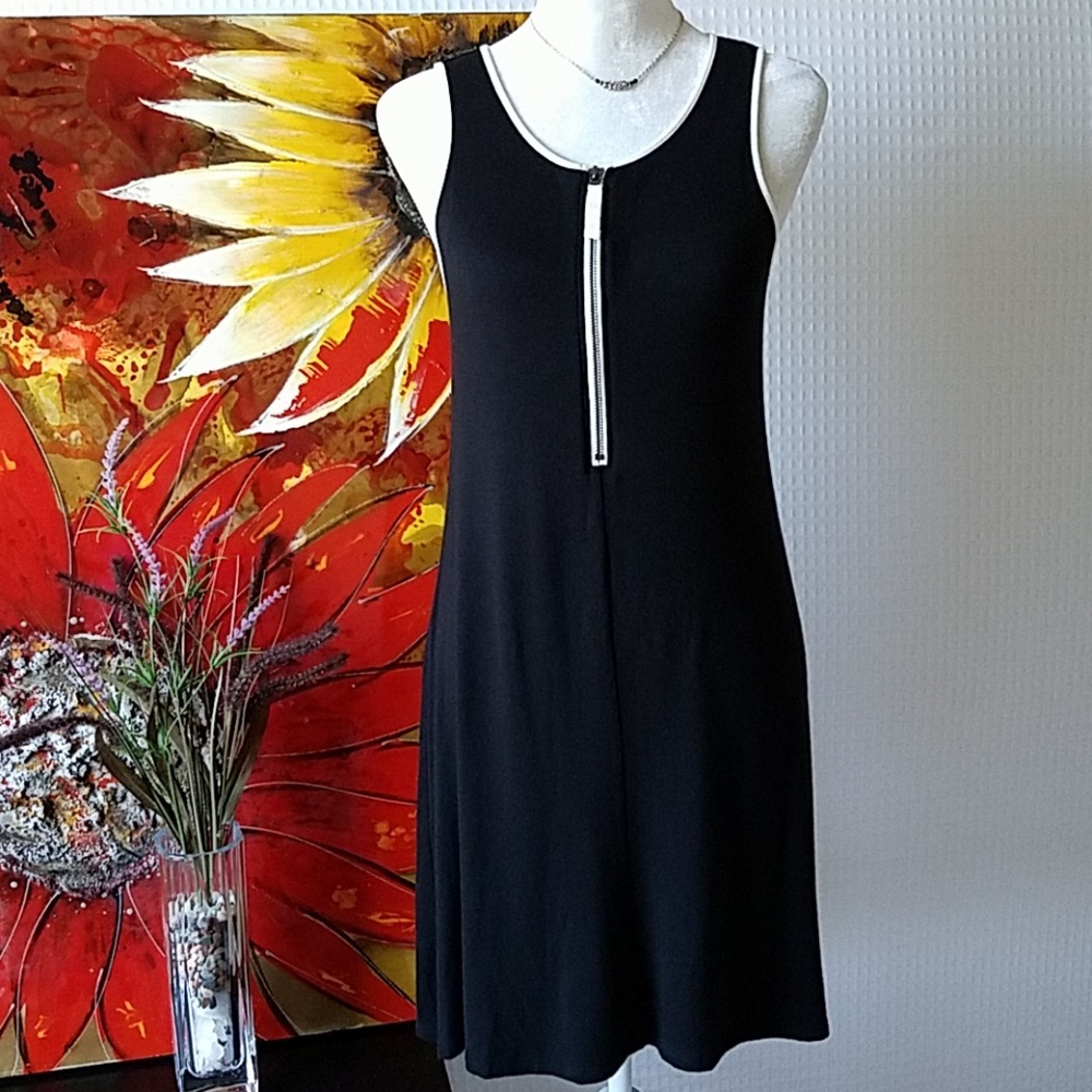 🌟 Black Rib Knit Tank Dress by Kensie 🌟